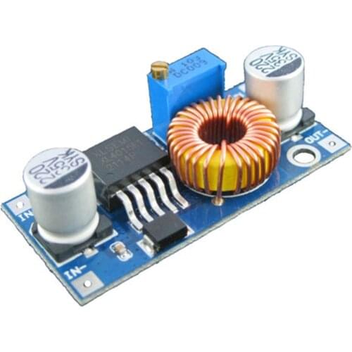 XL4015 DC-DC BUCK Step Down Adjustable Power Supply LED Lithium Charger Module Board 5A Max DC 5V-30V To 0.8V-24V 300KHz DIY KIT