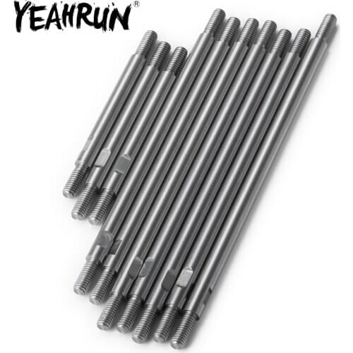 RC Car Upgrade Parts Complete Stainless Steel 313mm Wheelbase Link Rod for TRX-4 1/10 RC Crawler Car