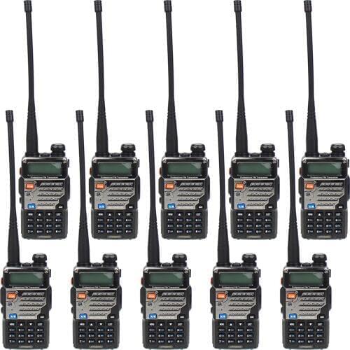 10 Pcs BAOFENG UV-5RE Dual Band Amateur Handheld Two Way Radio FM Ham walkie Talkie
