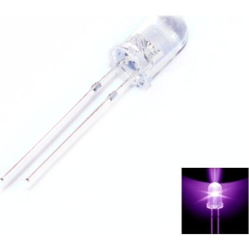 1000pcs Free shipping Super Bright 5mm Round UV/ Purple Led Emitting Diode F5 LED light for DIY lights