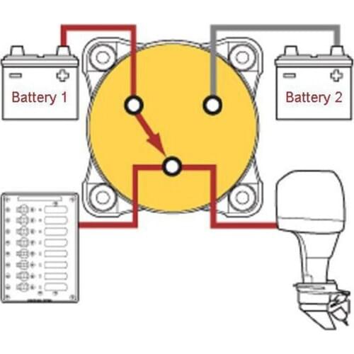 3 on-off Battery Disconnect Switch 12/24V Battery Shut Off Isolator Switch