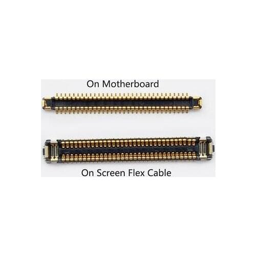 5pcs/lot Original new For Samsung Galaxy S8 G950 G950F & S8 Plus S8+ G955 G955F LCD display screen FPC connector on board