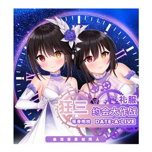 Anime Tokisaki Kurumi Nightmare DATE A LIVE Dakimakura Hugging Body Pillow Case Long Cushion Cover Otaku Bedding Decor Cosplay