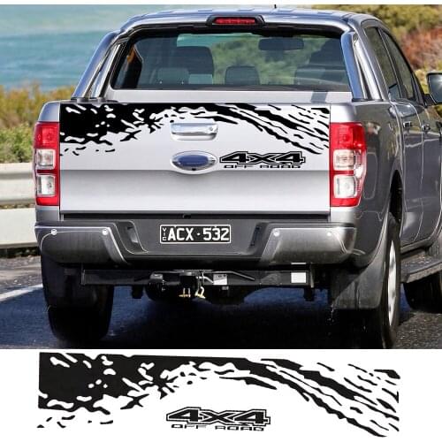 Car Stickers Pickup Tailgate Decor Decals For Ford Isuzu Chevrolet VW 4X4 Off-Road Vinyl Film Cover Universal Auto Accessories