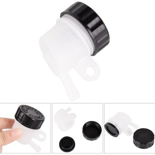 Motorcycle Foot Rear Brake Master Cylinder Tank Oil Cup Fluid Bottle Reservoir Useful