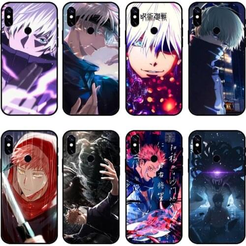 Jujutsu Kaisen Satoru Gojo Phone Case For Xiaomi Redmi note 7 8 9 pro 8T 9A 9S Mi Note 10 Lite pro