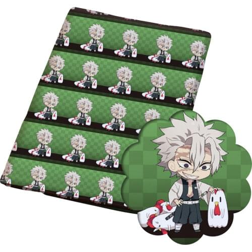 DIY 50*145CM flower pattern Polyester cotton Fabric Patchwor Printed for Tissue Kids Home Textile for Sewing Doll Dress Curtain