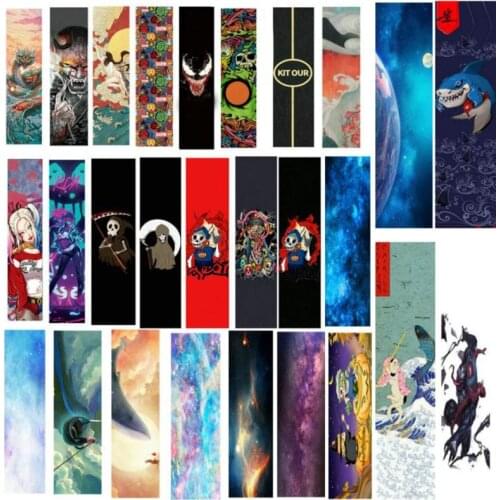 Long board Skateboard Sandpaper Sanding Surface Sticker Wear Resistant Skate Board Deck Grip Tape Electric Scooter Sandpaper