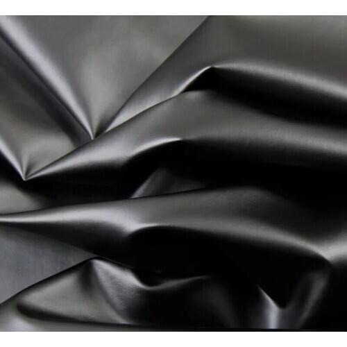 Stretch Elastic Synthetic PU Leather Materials For Garment Sewing DIY Fabrics
