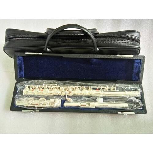 Flute JUPITER 16 Holes Closed C Key Flute Cupronickel Silvering flauta transversal instrumentos musicale flute and Hard box