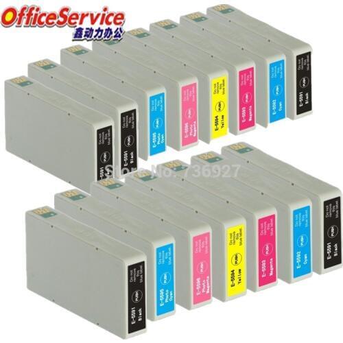 15X Compatible Ink Cartridge T5591 T5592 T5593 T5594 T5595 T5596 For Epson Stylus Photo RX700 inkjet printer