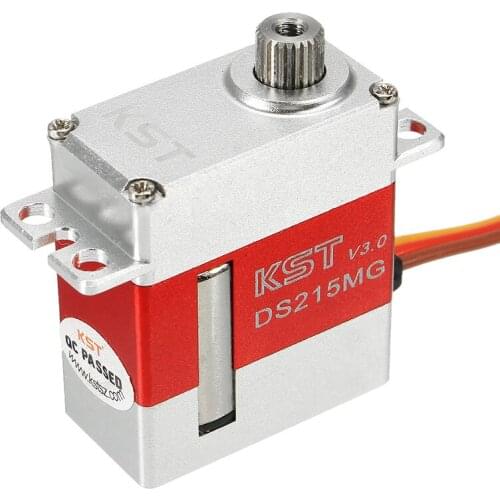 KST DS215MG V3.0 Stainless Steel Gear Digital Servo for RC Gliders Helicopter 450 380 480 500 Replacement DIY Parts