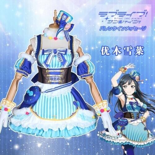 Lovelive!PDP School idol Yuki Setsuna Dress NijigasakiUnit A・ZU・NA Cos New Outfit Free Shipping