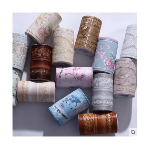 Baseboard Wall Tiles Self-adhesive Waistline Sticker Baseboard Border Stickers Waterproof Living Room Bedroom Wall Stickers