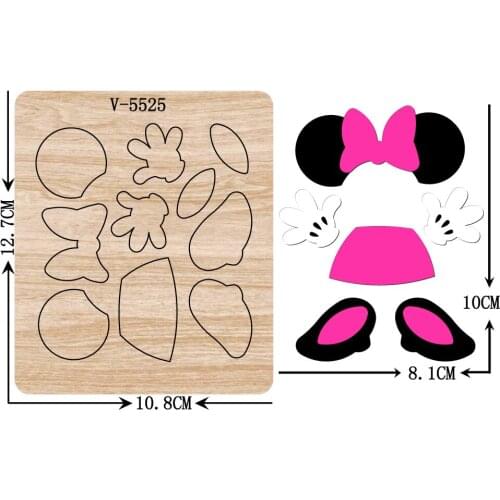 New wooden dies cutting dies for scrapbooking Multiple sizes V-5525