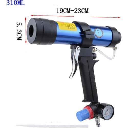 NEW 1pcs 310ml Pneumatic air glass glue guns Pneumatic Caulking Gun Glass Glue Gun Air Rubber Gun Caulk Applicator Tool