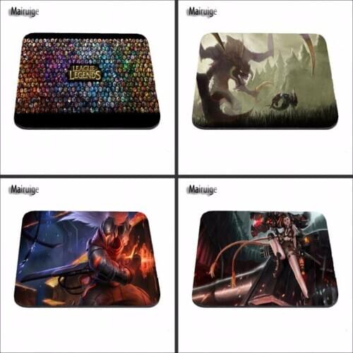 Luxury print The League of Legends LOL Silon Anti-slip Gaming Mousepad Computer Mouse Pad Mat For Optal Me Trackball Mouse
