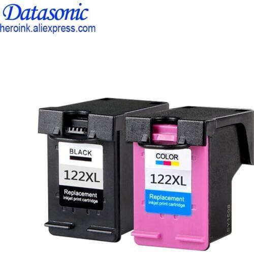 Dat 2Pack 122XL Ink Cartridge Replacement for HP Deskjet 1000 1050A 2000 2050 2050A 3000 3050 3050A 1510 Printer