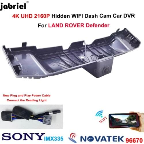 4K Dash Cam Car Dvr 2160P Wifi Video Recorder Cameras For LAND ROVER Defender 110 For LAND ROVER Defender 90 2019 2020 2021 2022