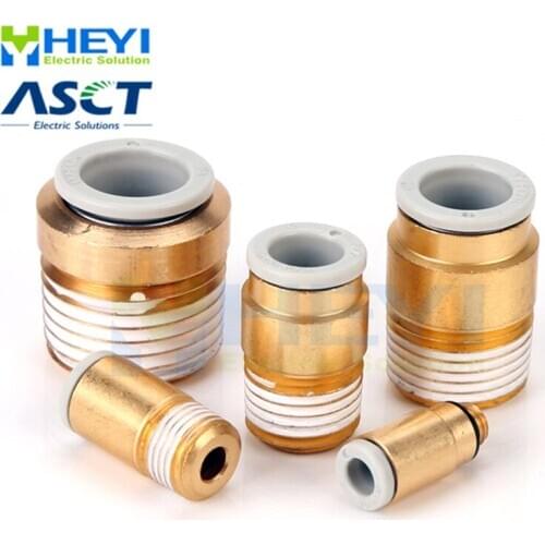10PCS/bag Air Pneumatic fittings KQ2H 6mm 8mm 10mm Straight Type Pneumatic Push In Fittings For Air Hose and Tube Connector