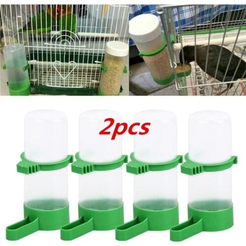 2pcs / Lot Bird Feeder Waterer Drinker Pet Clip for Bird Feeder Agricultural Equipment (size:M)