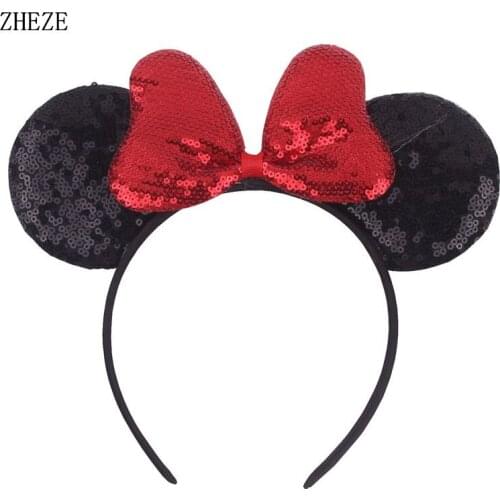 2021 NEW Colorful Children Headband Sequin Bows Headwear For Girls DIY Party Hair Accessories Gift Femme