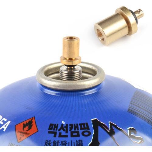 Camping Gas Refill Adapter Outdoor Gas Stove Cylinder Gas Tank Gas Adapter Switch Tool Inflate Butane Canister Camping Equipment