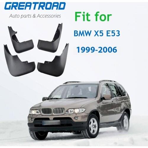 Car Mud Flaps Splash Guards Mudguards Mud Flap Front Rear for Fender For BMW X5 E53 1999 2000 2001 2002 2003 2004 2005 2006