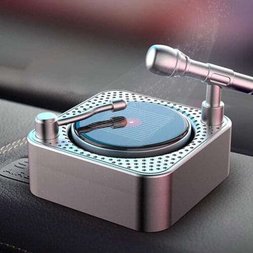 Car Air Freshener Perfume Record Player Car Perfume Spin Phonograph Air Vent Outlet Aromatherapy Clip Smell Diffuser For Home