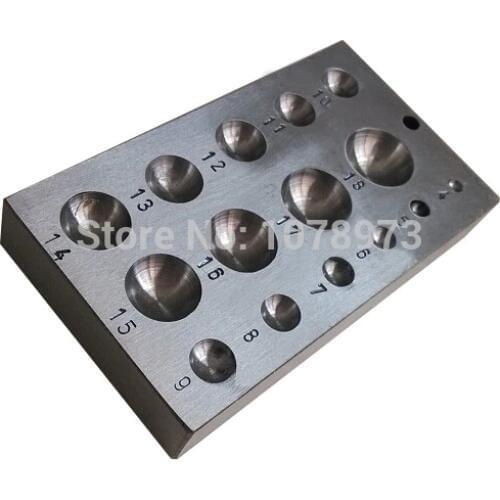 Free Shipping Wholesale Jewelry Making Tools Jewelers Tools Flat Dapping Block