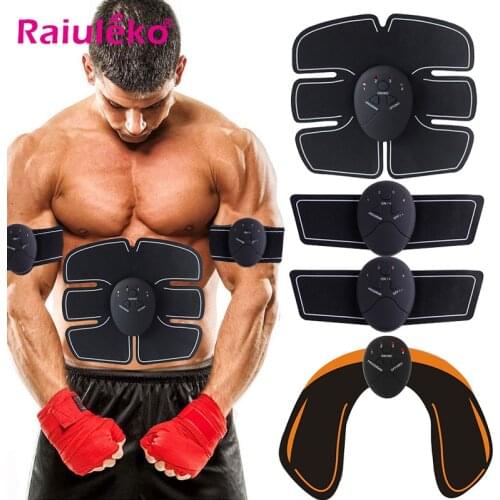 EMS Wireless Muscle Stimulator Abdominal Toning Belt Muscle Toner Body Muscle Fitness Trainer For Abdomen Arm Leg Unisex