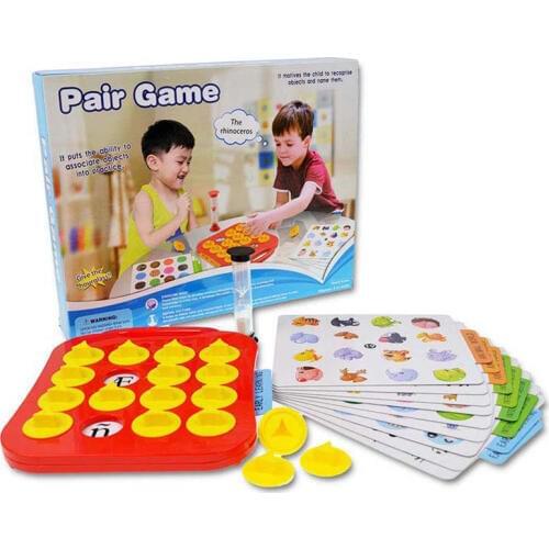 Pair Education Board Game for Family/Party/Friends Funny Learning Game Best Gift for Children English Version