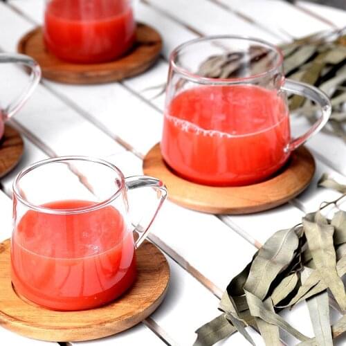 High Borosilicate Glass Cup Tea Cup Simple High-end Coffee Cup Transparent High Temperature Water Cup