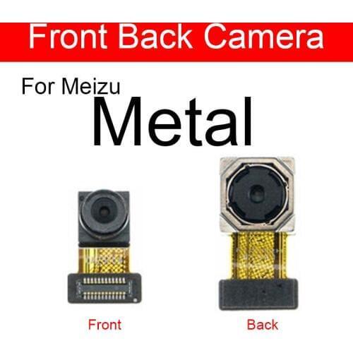 Front & Rear Camera Module For Meizu Meilan Blue Charm Metal Facing Main Camera Flex Cable Front & Back Camera Replacement