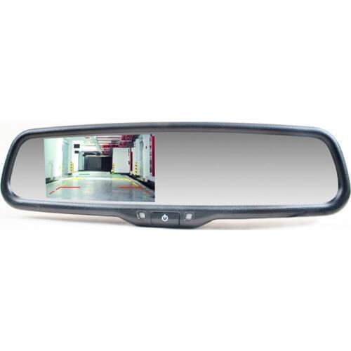 LCD Parking Rearview Mirror Monitor Car Mounting Bracket Anti Dazzing Monitor for Mitsubishi