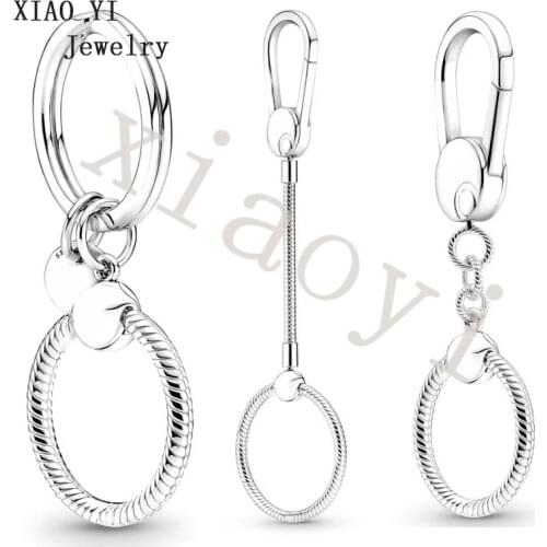 XIAOYI 2021 NEW autumn s925 Charm Key Ring Small Bag Medium Bag High quality accessories a variety of styles to choose couples