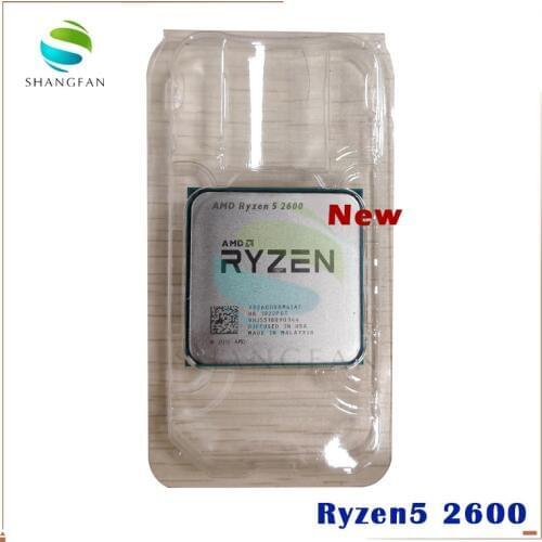 New AMD Ryzen 5 2600 R5 2600 3.4 GHz Six-Core Twelve-Core 65W CPU Processor YD2600BBM6IAF Socket AM4