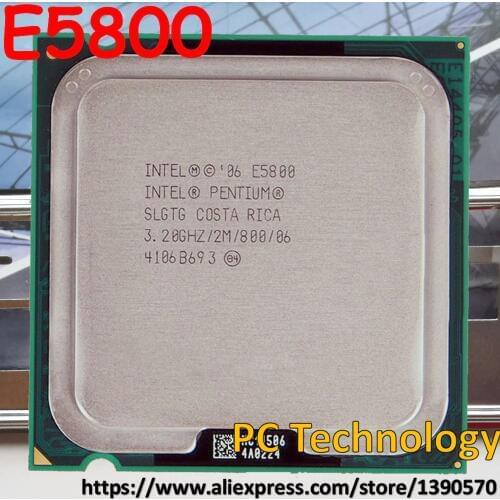 Original Intel Pentium Processor E5800 (2M Cache, 3.20GHz 800 MHz LGA775 Desktop CPU Free shipping