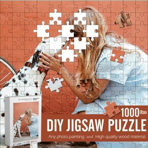 1000 Pieces Photo DIY Jigsaw Puzzle Perfect Idea As Personalized Gift For You Jigsaw Adults&Children Custom wooden Puzzle toys