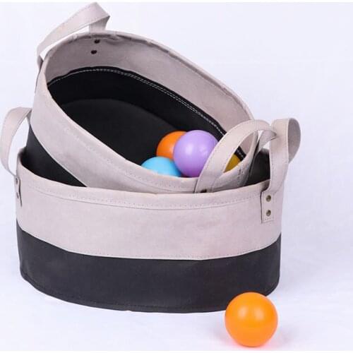 Woven Basket Non-woven Waterproof Storage Basket Home Living Room Decoration Study Desktop Storage Basket