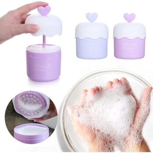 Portable Facial Cleanser Foam Maker Foam Make Cup Body Wash Bubble Maker Press Bubbler Bubble Foamer for Face Clean Tool