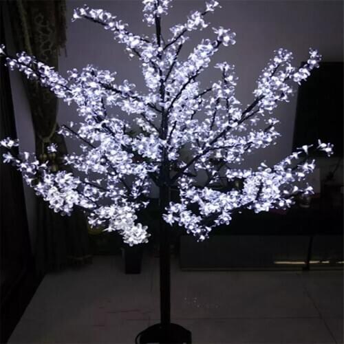 LED waterproof outdoor landscape garden tree lamp simulation 1.8 meters 864 lights LED cherry blossom tree lights garden decor
