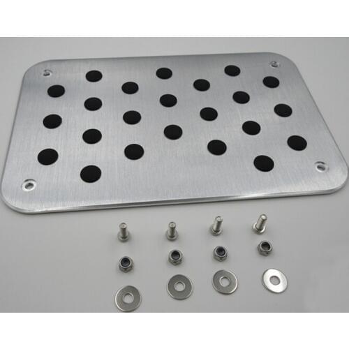 TTCR-II Car Accessories For MINI ROADSTER/CLUBMAN/COUNTRYMAN/PACEMAN/COUPE Universal Floor Carpet Mat Pedal Pad Footrest Plate