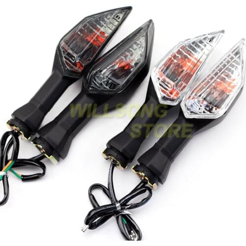 Turn Signal Lights Lamp Blinker Indicator Front Rear For KAWASAKI KLZ1000 KLE650 VERSYS 1000 SE VERSYS-X 300 ZRX1200 ER6N KLR650