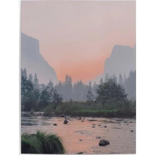 Home Decoration Hd Print Pictures Yosemite Valley Sunrise Wall Artwork Modular Poster Canvas Painting For Living Room No Frame