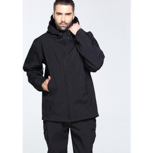 Outdoor Military Tactical Waterproof Soft Shell Fleece Lining Charge Clothe Suit Unisex Hiking Camping Trekking Climbing Clothes