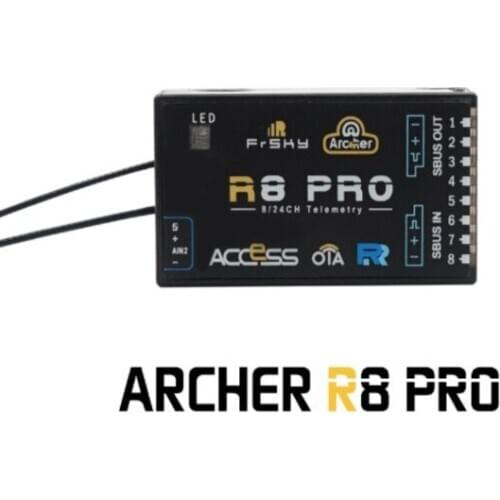 FrSky 2.4GHz ACCESS ARCHER R8 Pro RECEIVER with OTA Supports Signal Redundancy for RC Drone RC model