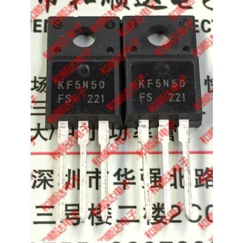 10pcs/lot KF5N50FS New Spot TO-220F 500V 5A