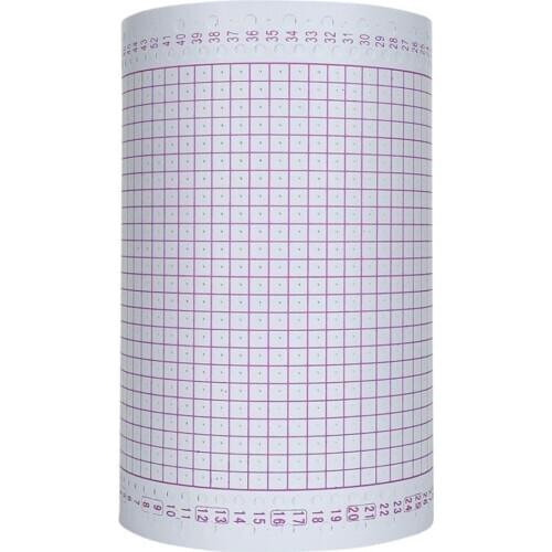 100 Pcs/Roll Red Punch Card 24 Stitches Household Knitting Machine Sweater Knitting Flower Card Machine Sewing Accessorie