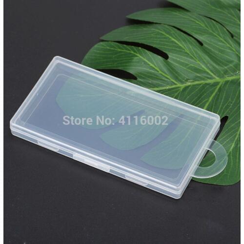 1000pcs 11.2*5.8*1cm High Quality Rectangle Transparent PP Plastic Box Organizer Hardware Storage Box Toolbox